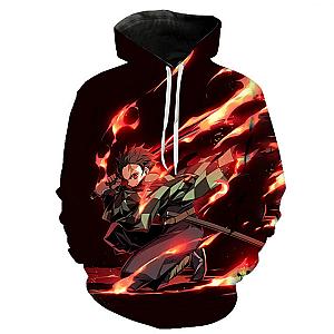 Tanjiro Kamando 3D Pullover Hoodie