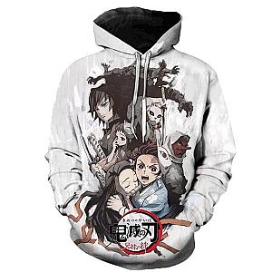 Demon Slayer Corp Journey 3D Pullover Hoodie