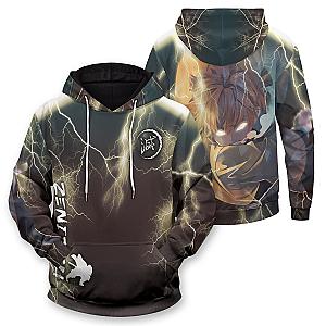 Demon Slayer Hoodie Shop - Thunderclap Flash Style Unisex Pullover Hoodie