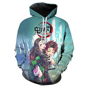 Kamando Sibling Beside Each Other 3D Pullover Hoodie