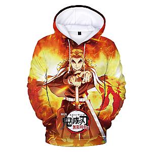 Rengoku 3D Pullover Hoodie