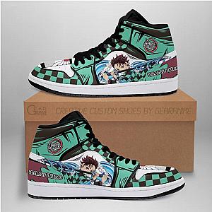 Demon Slayer Shop - Tanjiro Shoes Boots Skill Water Breathing  Anime Sneakers Fan Kimetsu no Yaiba Merch