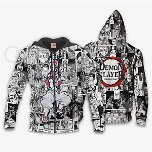 Demon Slayer Shop -  Anime Mix Manga Hoodie Shirt Akaza Jacket Kimetsu no Yaiba Merch