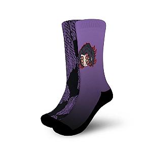 Demon Slayer  Socks Merch -  Kokushibou Chibi Customer Made Socks