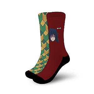 Demon Slayer  Socks Merch -  Giyu Tomioka Fan Design Socks
