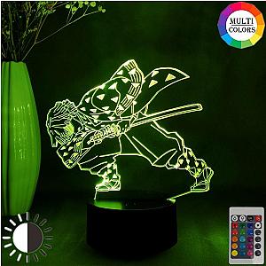 Demon Slayer Shop - Zenitsu Agatsuma Acrylic Led 3D Night Light Kimetsu no Yaiba Merch