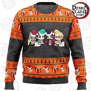 Demon Slayer Shop -  Chibi Premium Ugly Christmas Sweater Kimetsu no Yaiba Merch