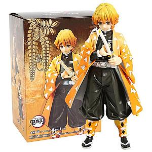 Demon Slayer Shop - 18 cm Zenitsu Agatsuma Action Figures PVC Model Toys Kimetsu no Yaiba Merch