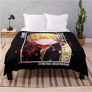 Demon Slayer Blanket - Zenitsu Agatsuma Lightning Throw Blanket
