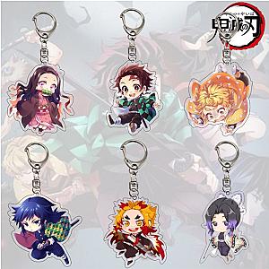 Demon Slayer Keychain - Acrylic Kimetsu no Yaiba Keychains Accessories