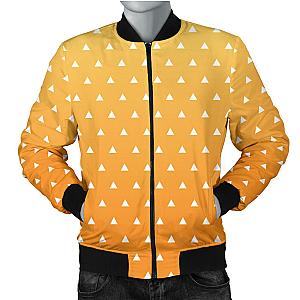 Demon Slayer Shop - Zenitsu Agatsuma  Custom Bomber Jacket Kimetsu no Yaiba Merch