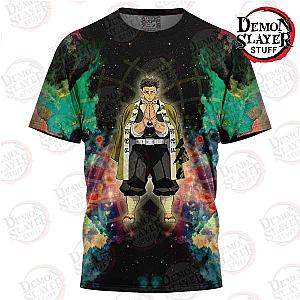 Demon Slayer Shop - Cosmic Hue Gyomei  T-Shirt Kimetsu no Yaiba Merch