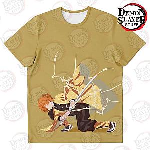 Demon Slayer Shop - Zenitsu Agatsuma 3D T-shirt Kimetsu no Yaiba Merch