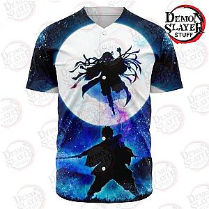 Demon Slayer Shop -  Moon Night Baseball Jersey Kimetsu no Yaiba Merch