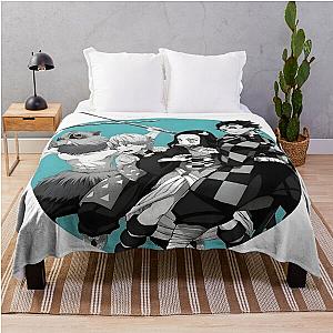 Demon Slayer Blanket - Team Building Slayer Art Throw Blanket