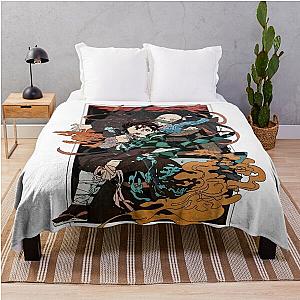 Demon Slayer Blanket - Legendary Slayer Japan Art Throw Blanket