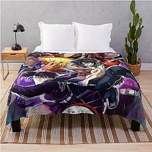 Demon Slayer Blanket - Upper Moon Battle Artwork Throw Blanket