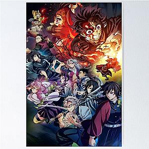 Demon Slayer Posters - Kimetsu no Yaiba Cover Art Poster