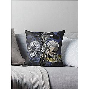 Demon's Souls Royalty Print Illustration Only Throw Pillow