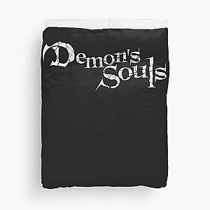 Demon's souls  distressed logo essential t shirt Duvet Cover