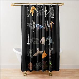 Demon's Souls bosses Shower Curtain