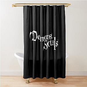 Demon's Souls 2020 Distressed Logo Shower Curtain