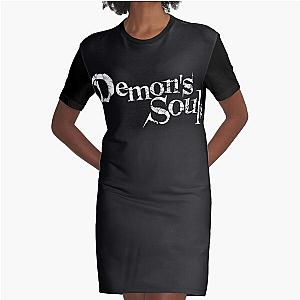 Demon's souls  distressed logo essential t shirt Graphic T-Shirt Dress