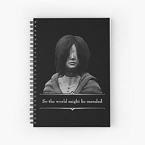 The Maiden in Black - Demon's Souls Spiral Notebook