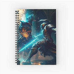 Demon's souls poster Spiral Notebook