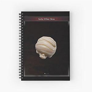 Demon's Souls - Sticky White Slime  Spiral Notebook