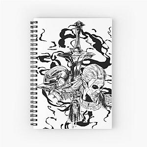 Demon's Souls Royalty Ink Print Spiral Notebook