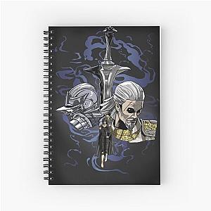 Demon's Souls Royalty Print Illustration Only Spiral Notebook