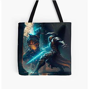 Demon's souls poster All Over Print Tote Bag