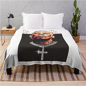 Dennis Rodman Style Face Throw Blanket