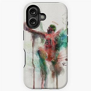Dennis Rodman Watercolor iPhone Case
