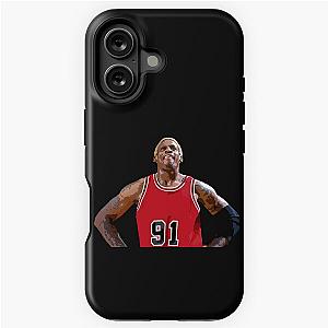 Dennis Rodman, 90s Chicago Bulls, Pippen, Vintage iPhone Case