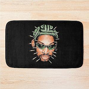 Dennis Rodman Chicago Bulls Retro 90s Vintage Pippen Tee and Bath Mat