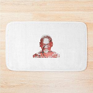Basketball Dennis Rodman face lover gift Bath Mat