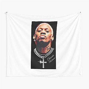 Dennis Rodman face tapestry
