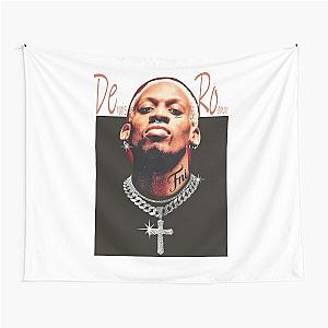 Dennis Rodman Style Face Tapestry