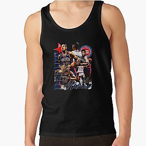 Dennis Rodman Detroit Collage Tank Top
