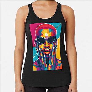 Pop Art Dennis Rodman Racerback Tank