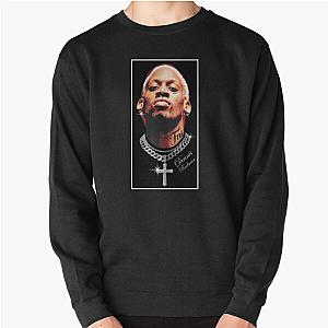 Dennis Rodman Style Face Pullover Sweater