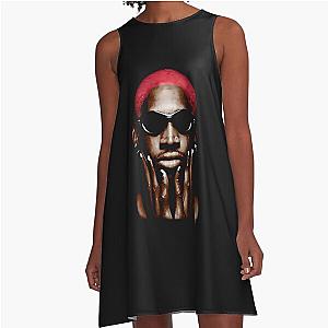 Dennis Rodman NBA A-Line Dress