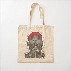 Dennis Rodman T-Shirt Vintage Design Rapper Hip Hop Streetwear Tee Cotton Bag