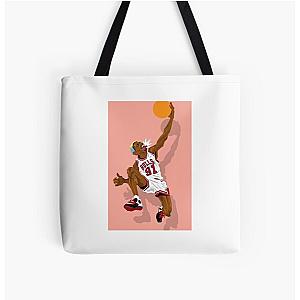 Dennis Rodman All Over Print Tote Bag