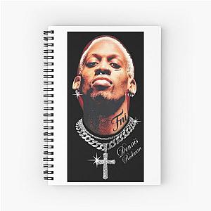 Dennis Rodman Face Spiral Notebook
