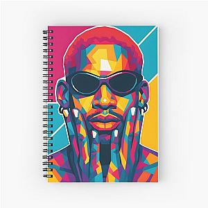 Pop Art Dennis Rodman Notebook