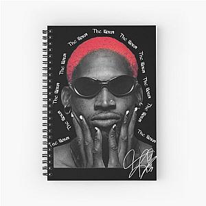 Dennis Rodman T-Shirt Vintage Design Hip-Hop Streetwear Tee Spiral Notebook