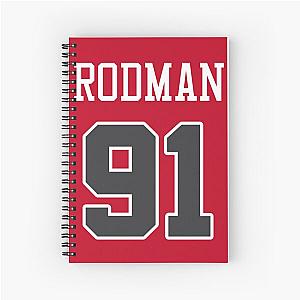 Dennis Rodman Bulls Spiral Notebook